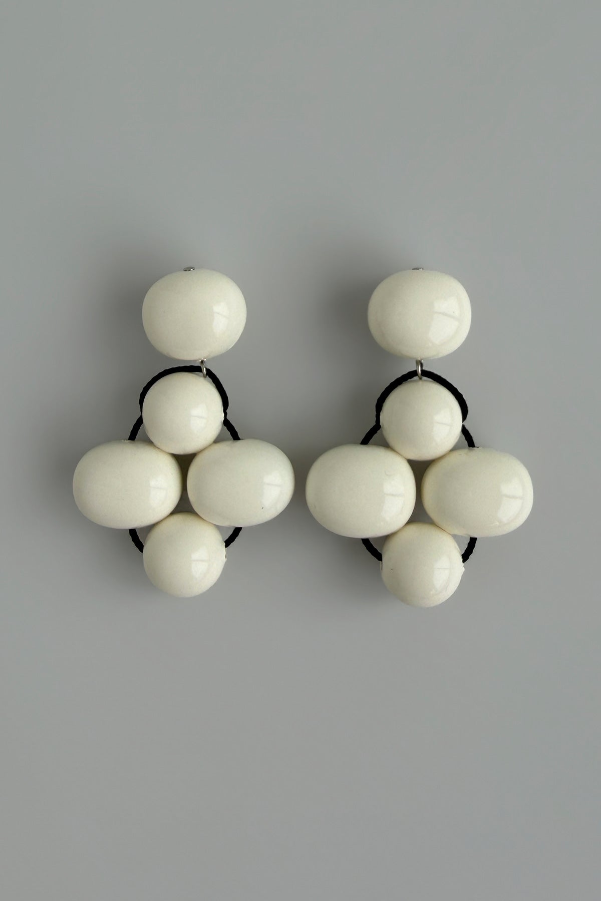 Milk Cluster Earrings【MWER260402】