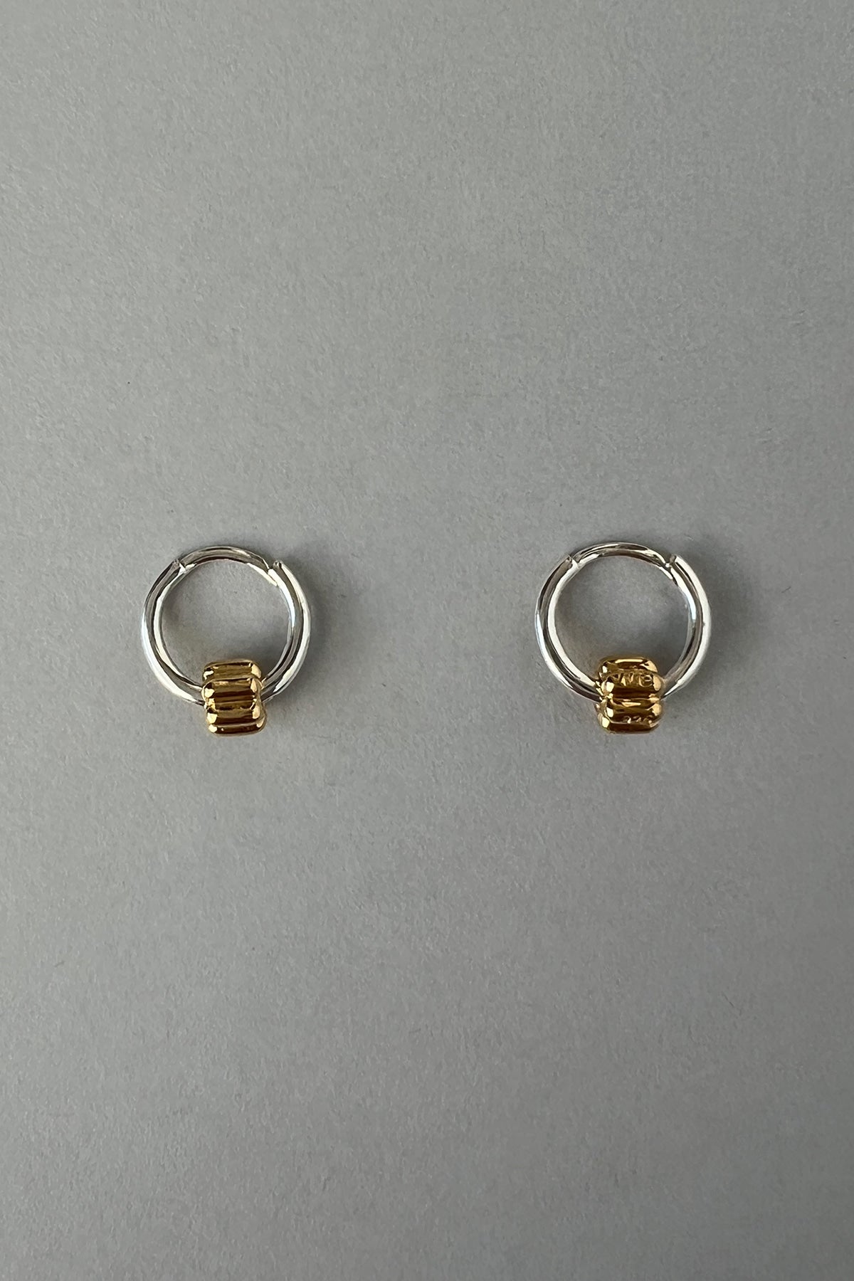 Canelé Hoop Earrings (Gold) 【MWER251001】
