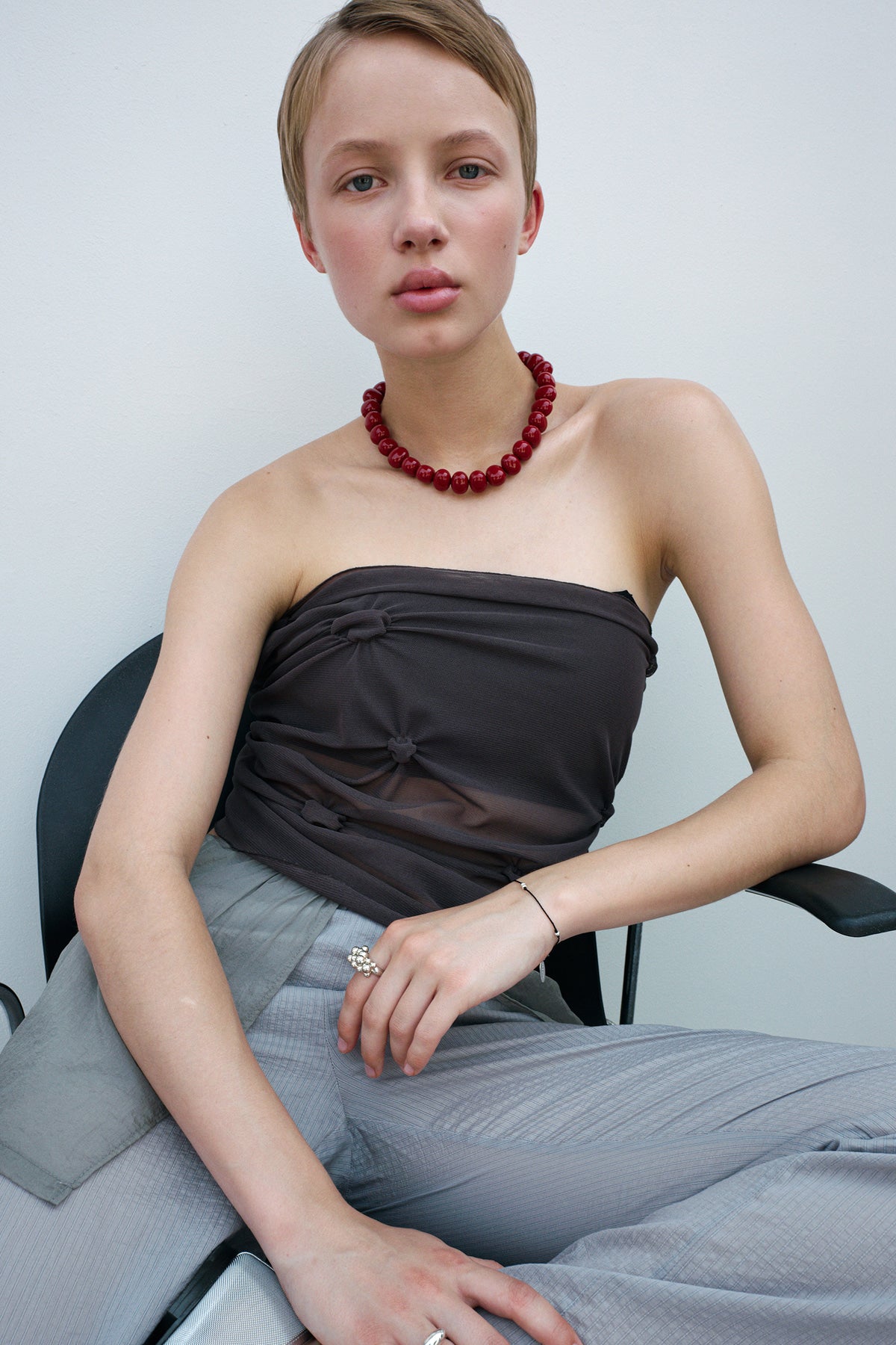 Red Berry Bold Necklace【MWNL250515】