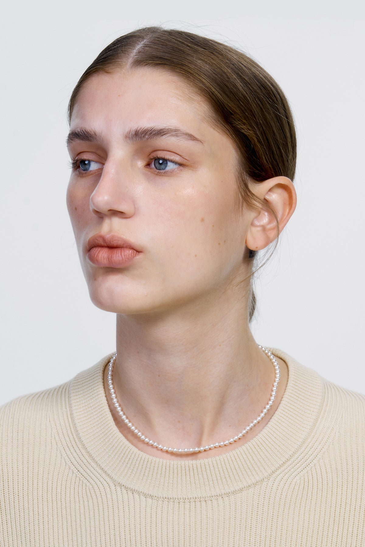 'Everyday Pearl Necklace 4mm【MWNL22802】