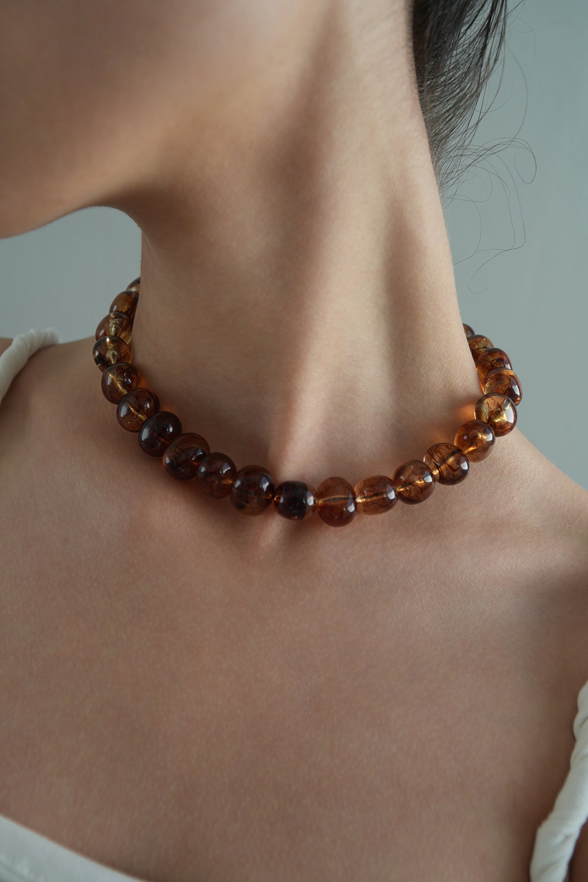 Amber Berry Bold Necklace【MWNL260402】