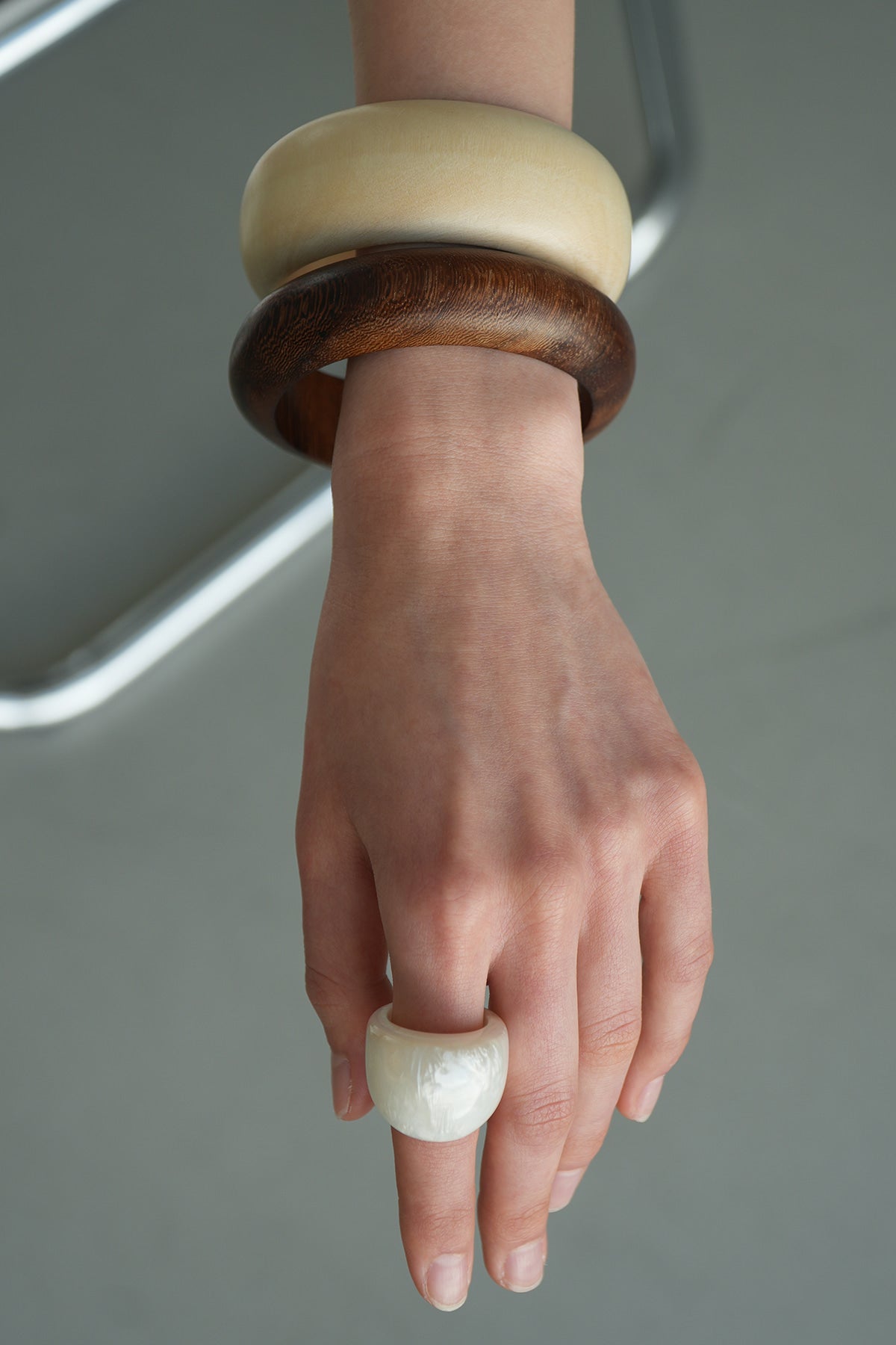 Milk Marble Dome Ring【MWRG260401】