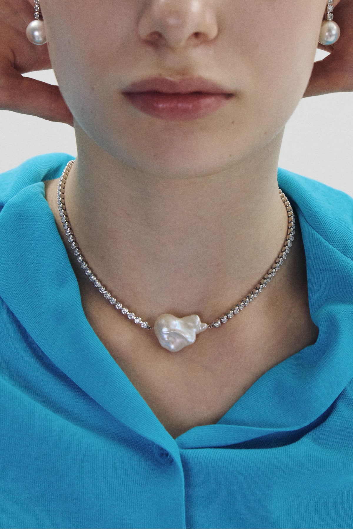 Lightline Baroque Pearl Necklace【MWNL260607】