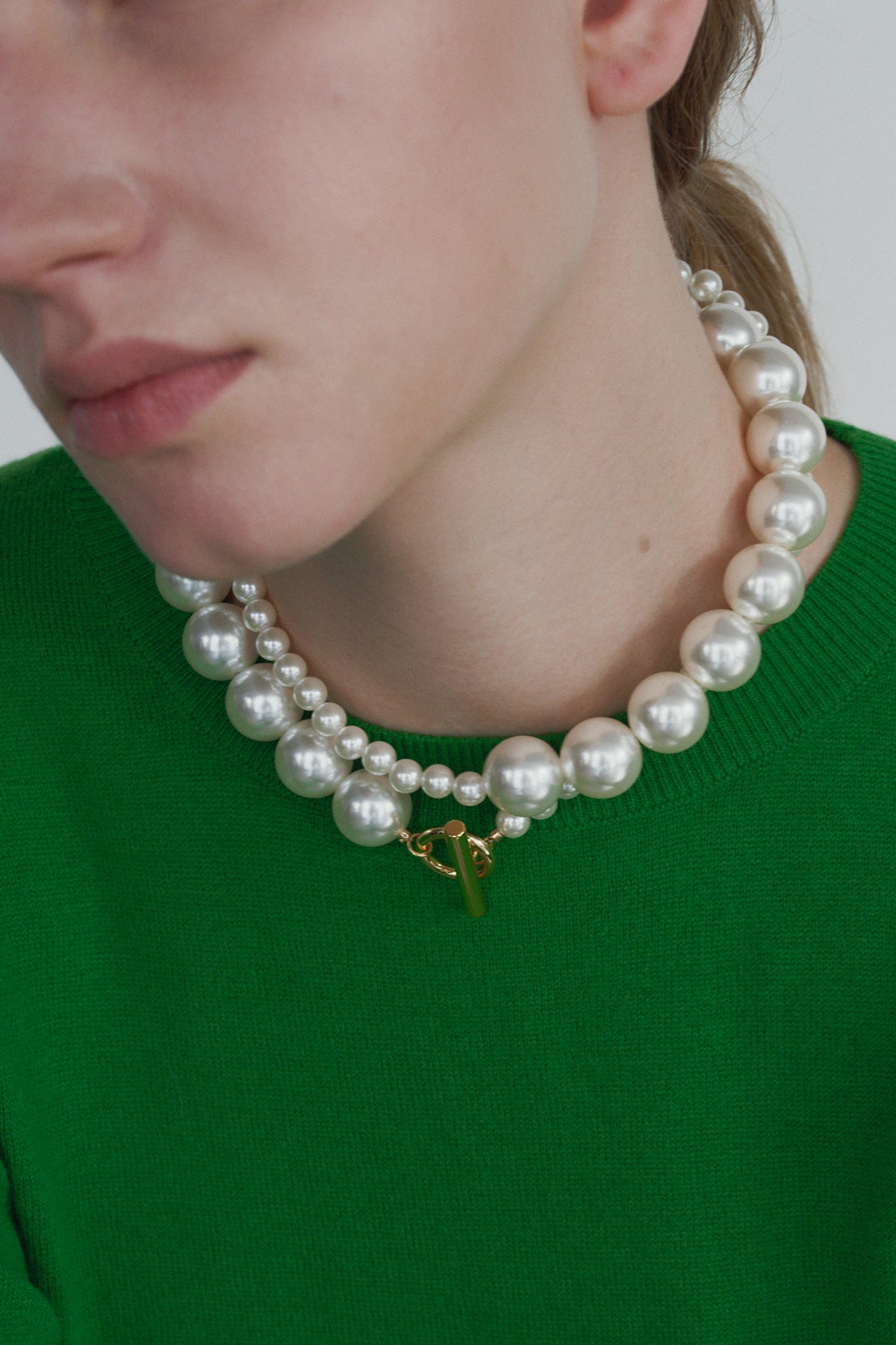 Big Pearl Two Way Necklace【MWNL260203】