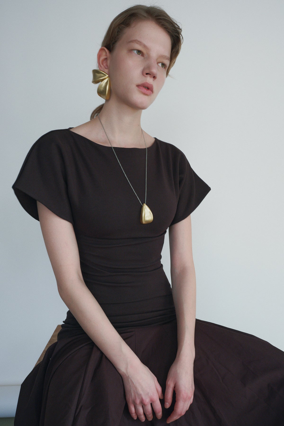 Golden Petal Single Earring【MWER260202】