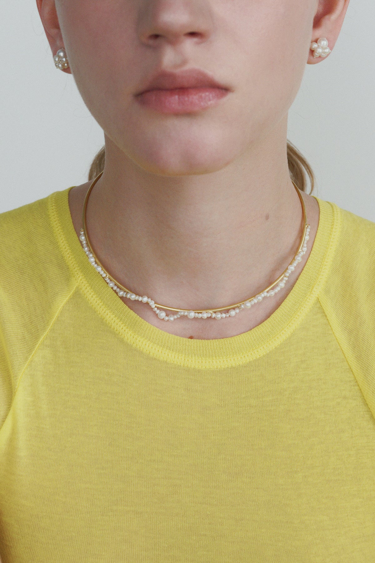 Pearl Bud Wire Choker【MWNL260106】
