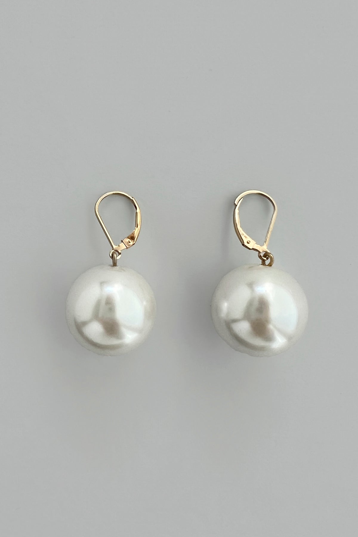 The big drop pearl earrings【MWER200208】