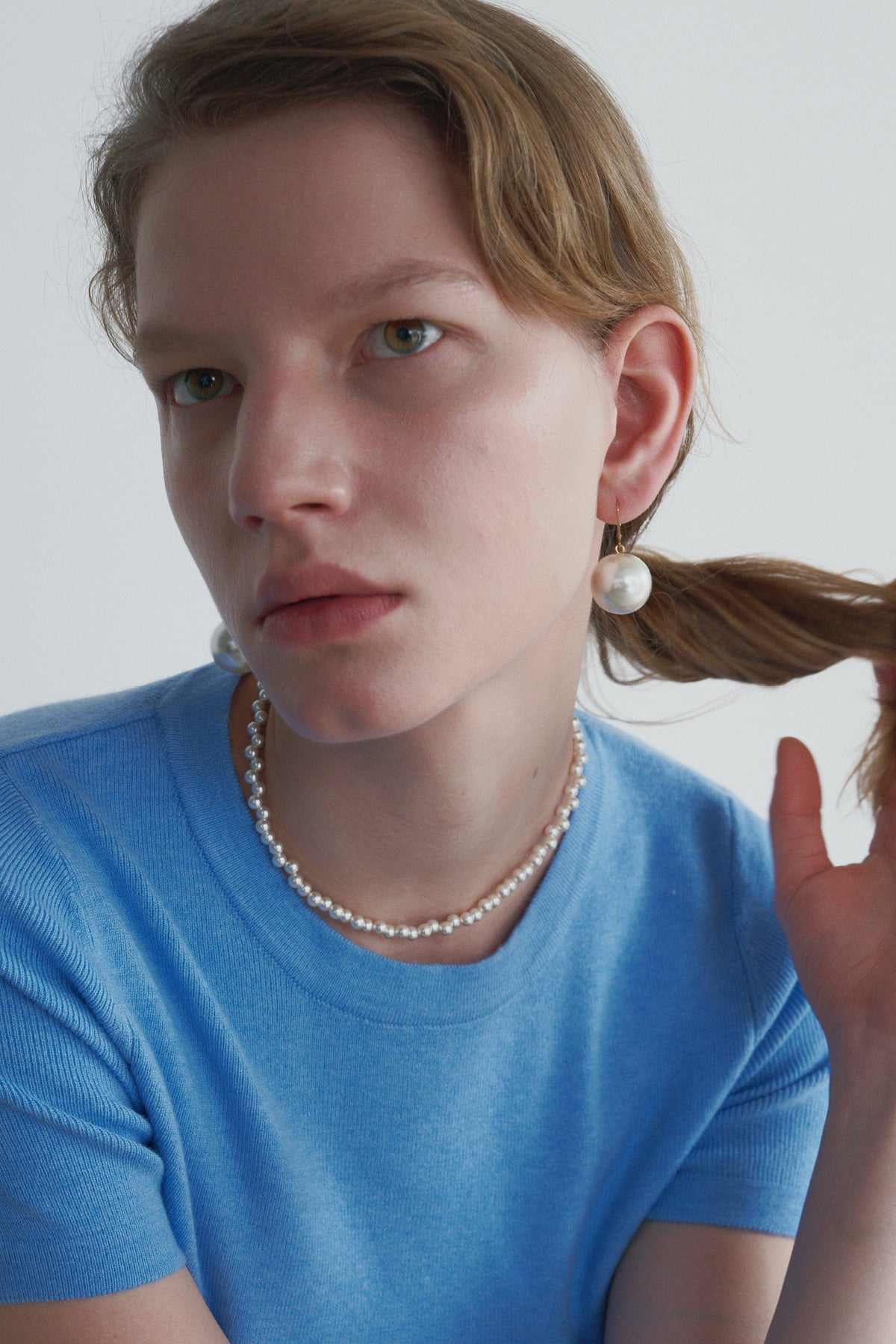 The big drop pearl earrings【MWER200208】