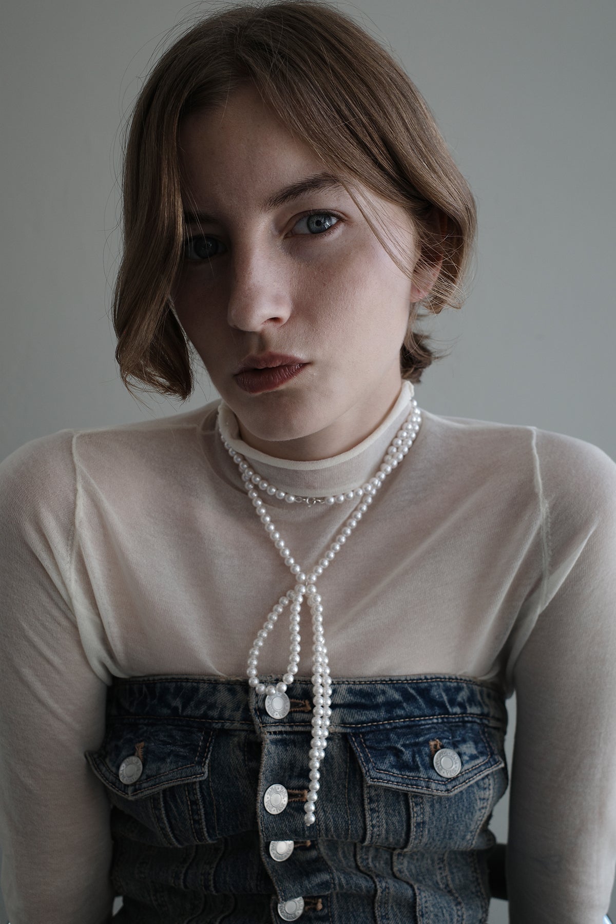 French Bow Two Way Necklace【MWNL230604】