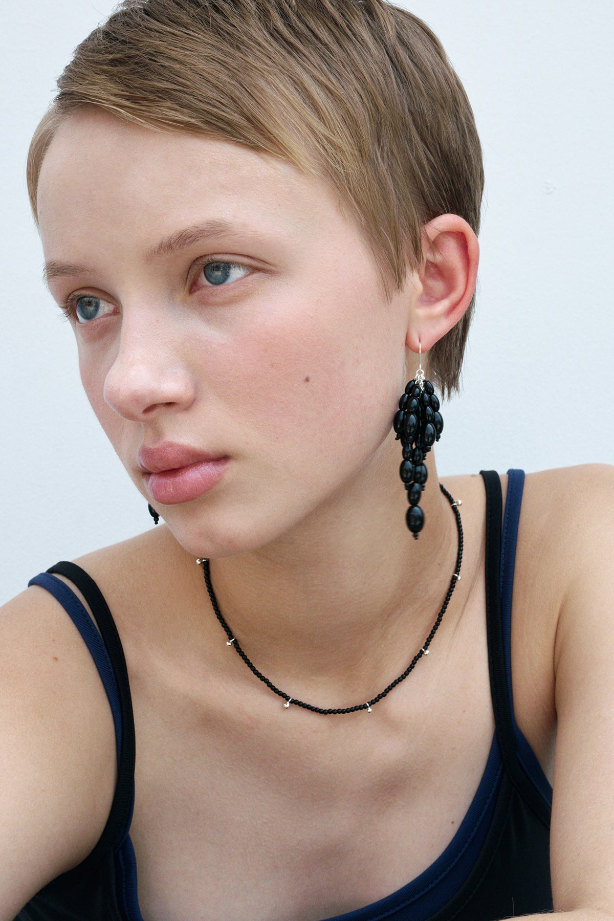 Dot Dot Silver Ball Necklace【MWNL250511】