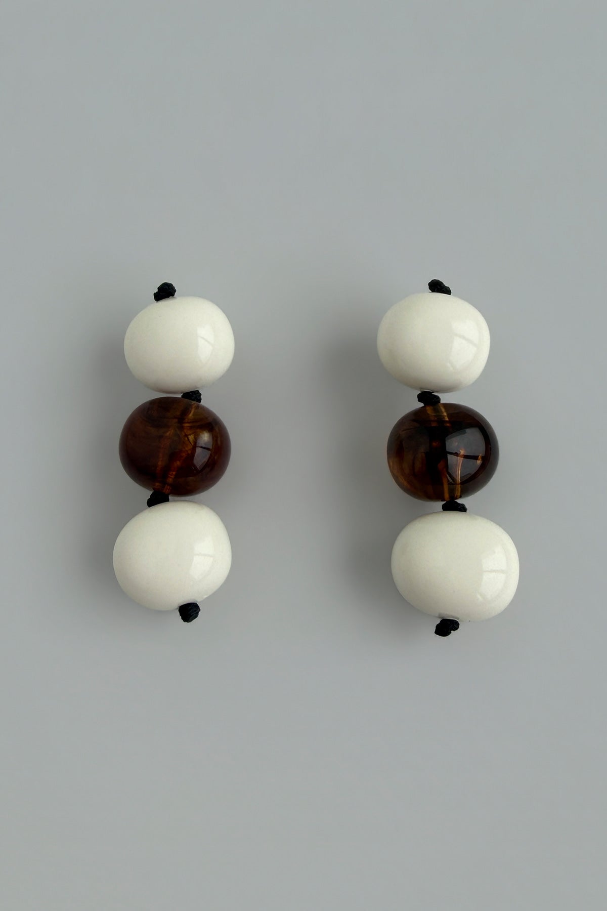 Amber Milk Drop Earrings【MWER260401】