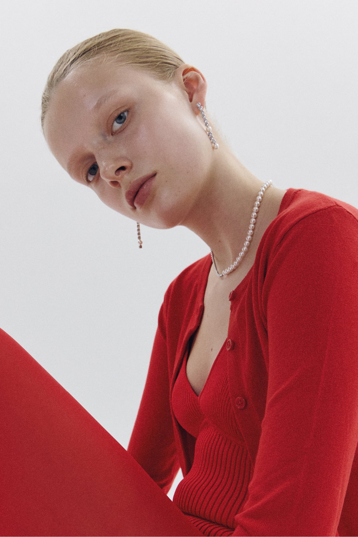 Lightline Pearl Earrings【MWER260605】