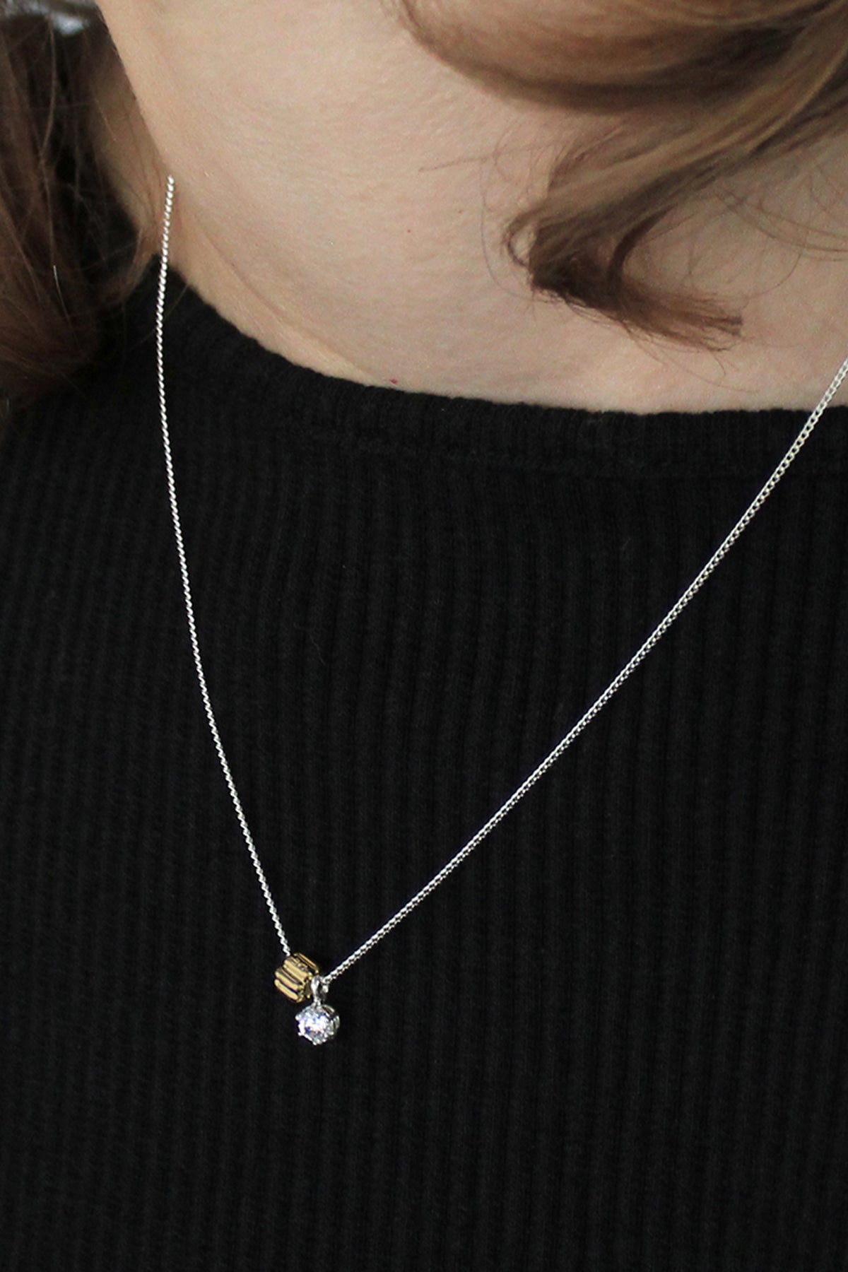 Canelé Clair Necklace (Gold)【MWNL251002】