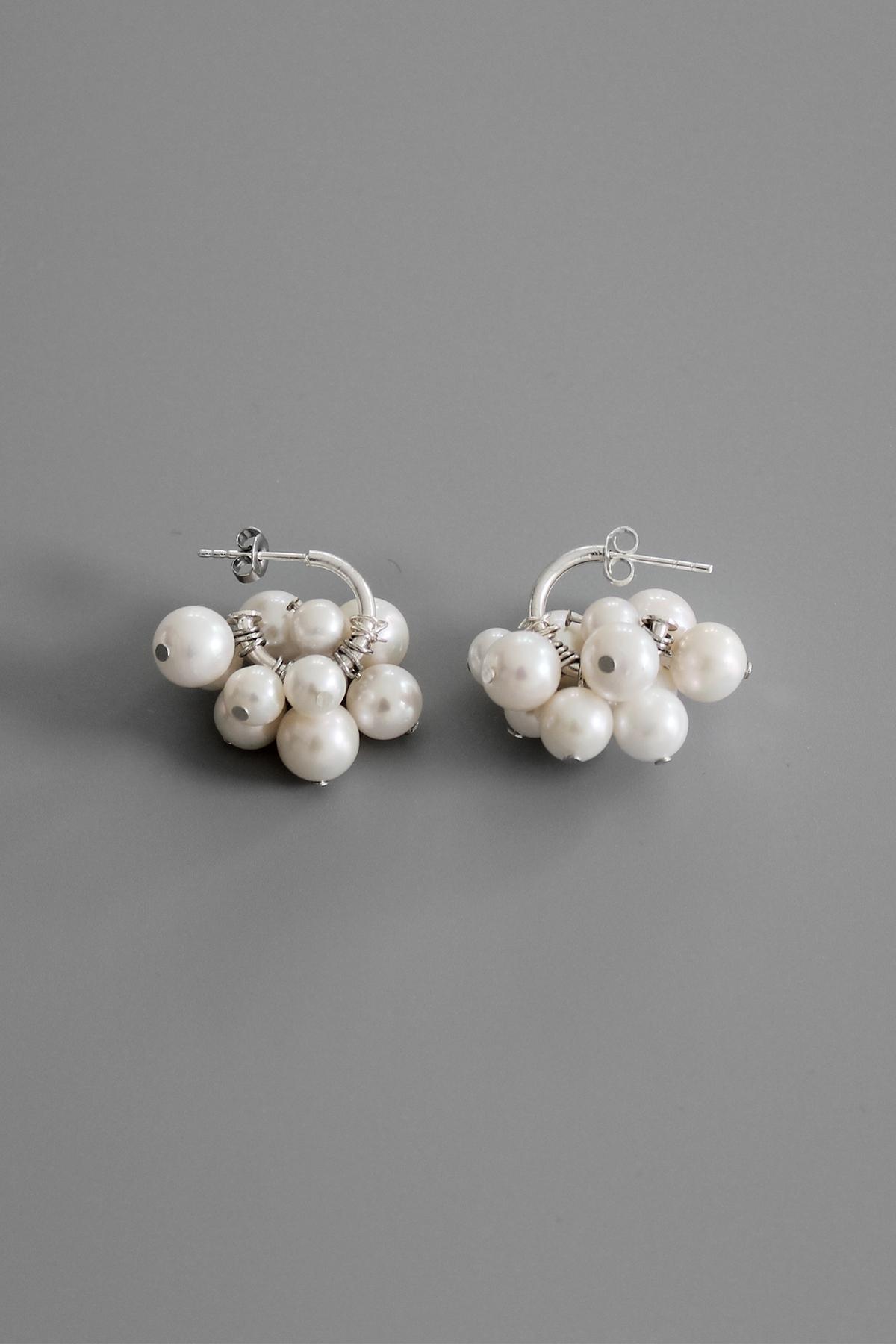The Flower Pearl Earrings【MWER210205】