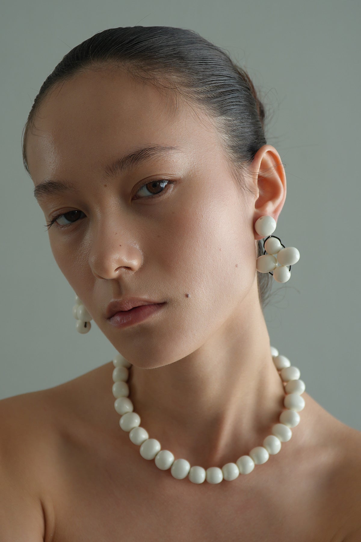 Milk Cluster Earrings【MWER260402】