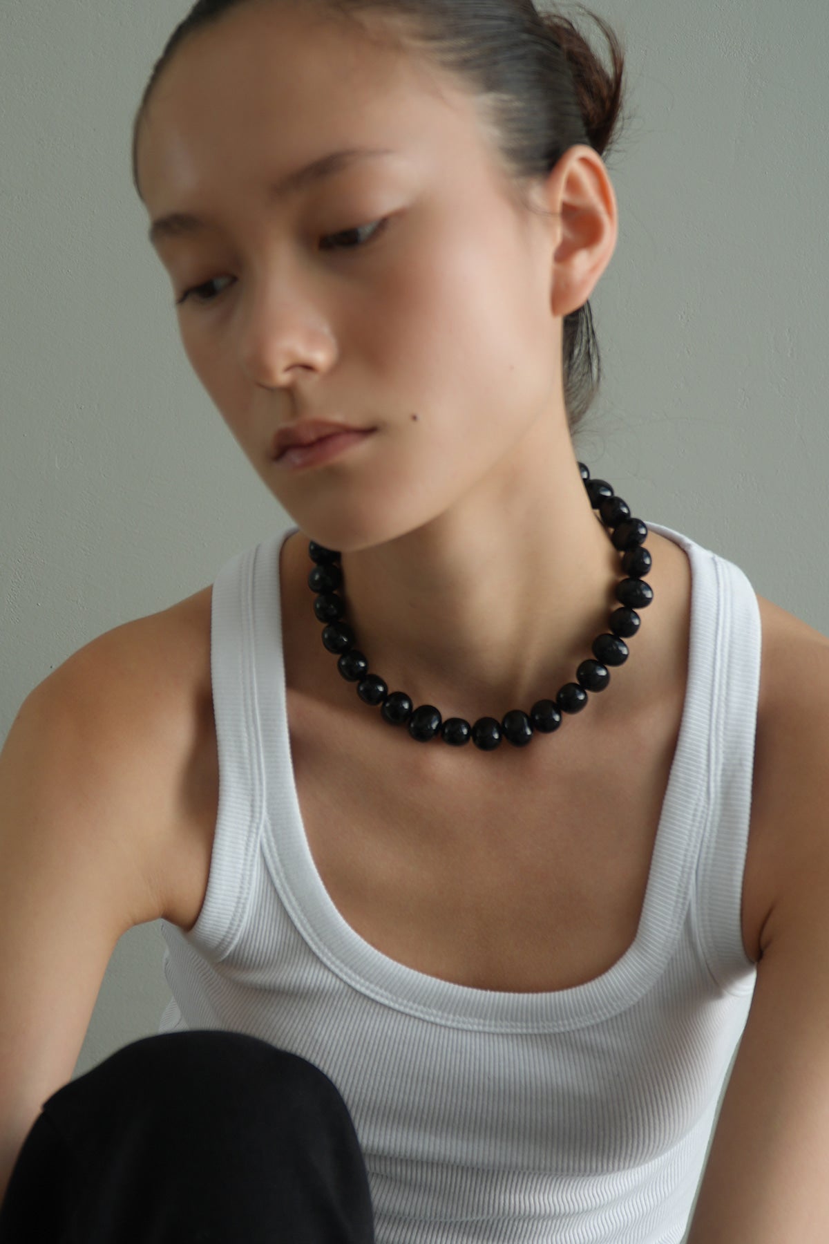 Black Berry Bold Necklace【MWNL260403】