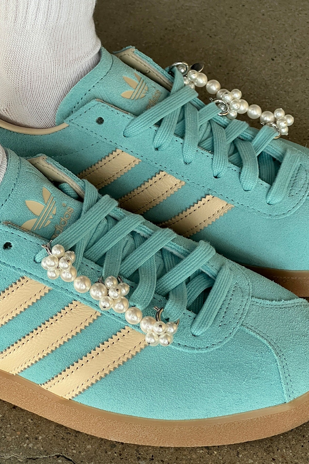 Pearl Buds Shoelace Charms(SET)【MWET240403】