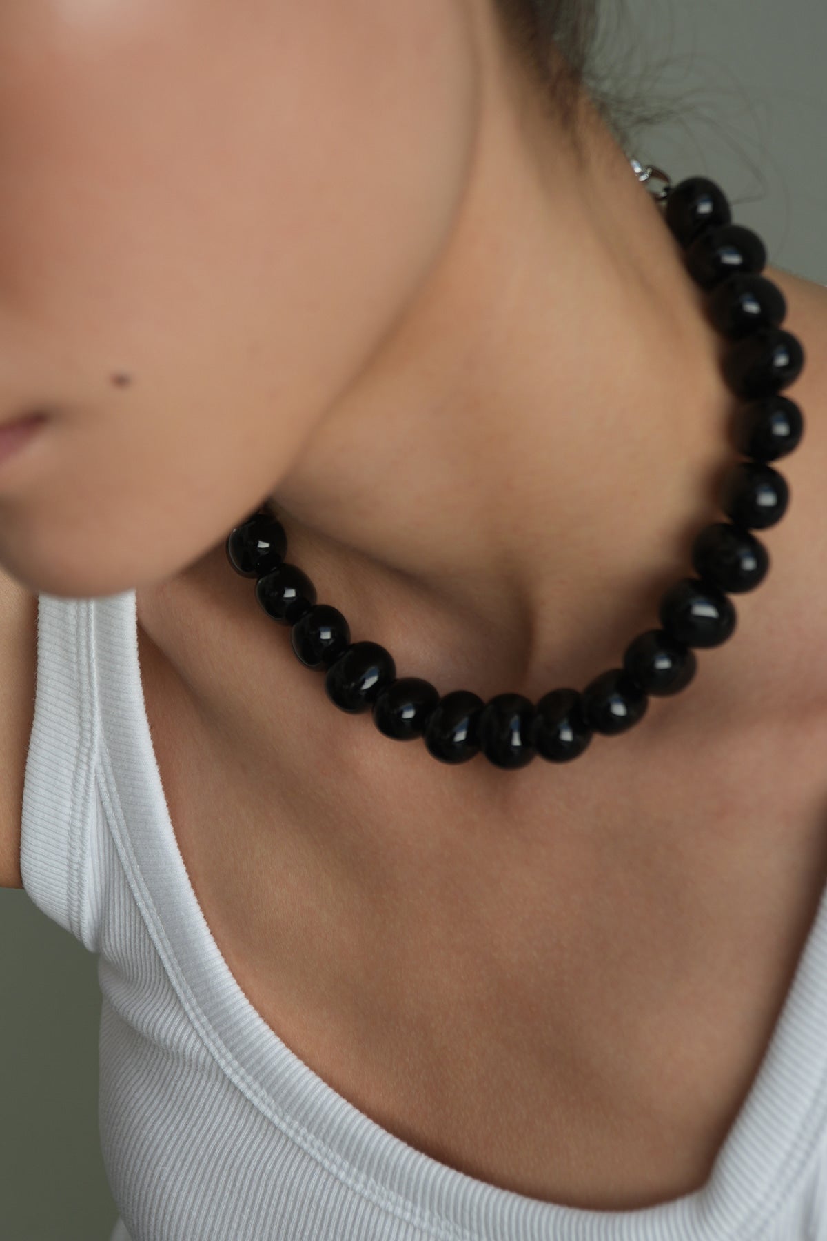 Black Berry Bold Necklace【MWNL260403】