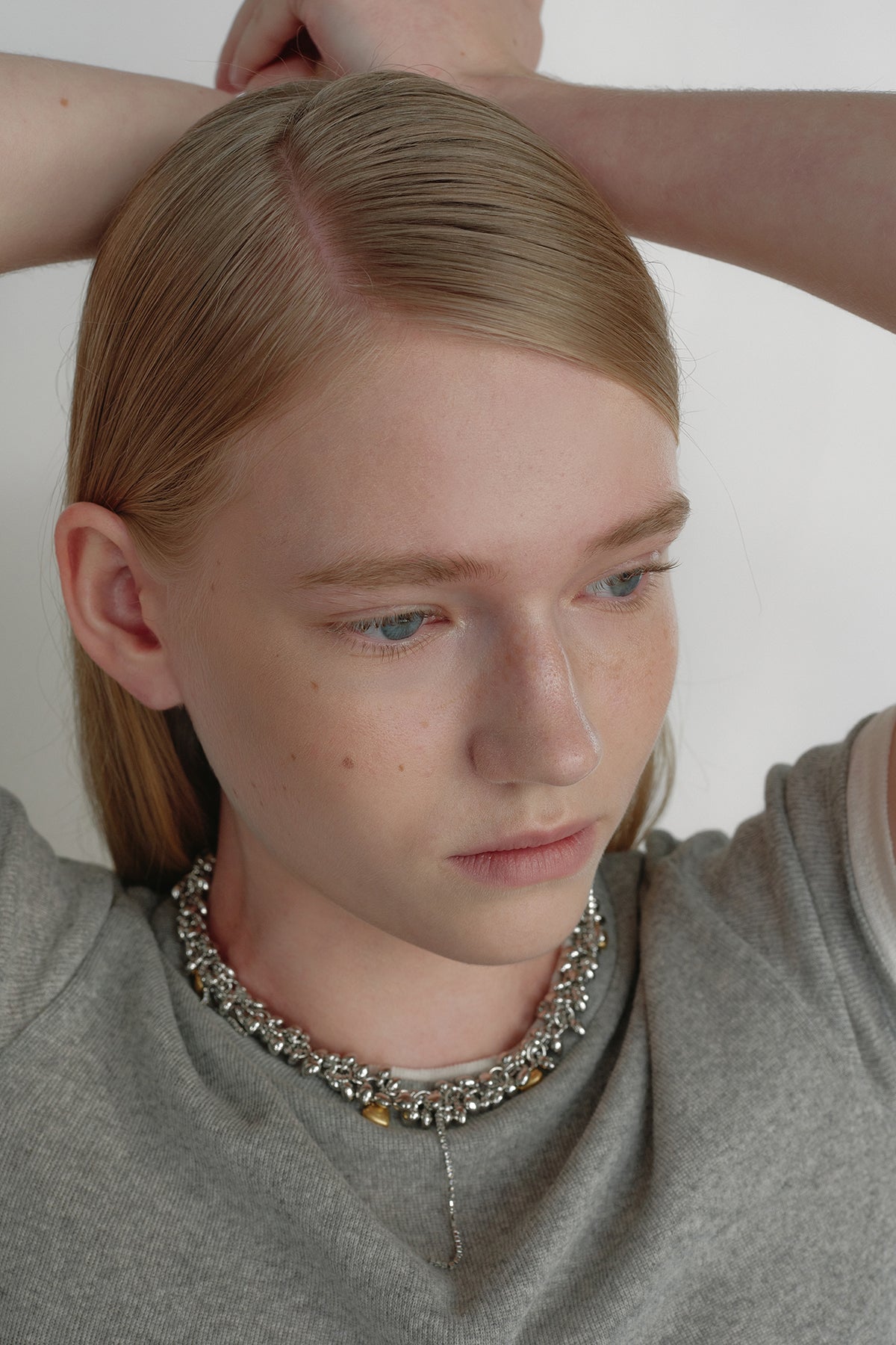 Moonstruck Gold Hearts Necklace【MWNL250102】