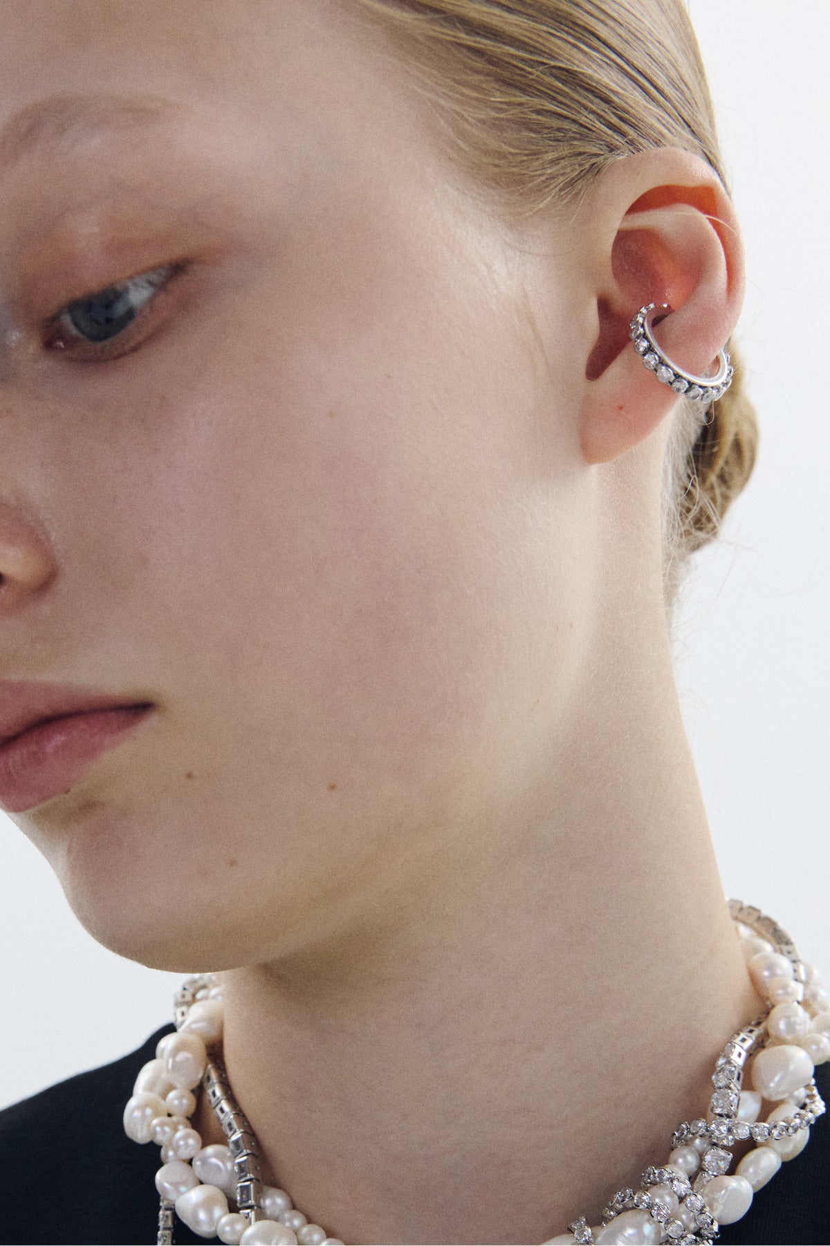 Crystal Band Ear Cuff【MWER260610】