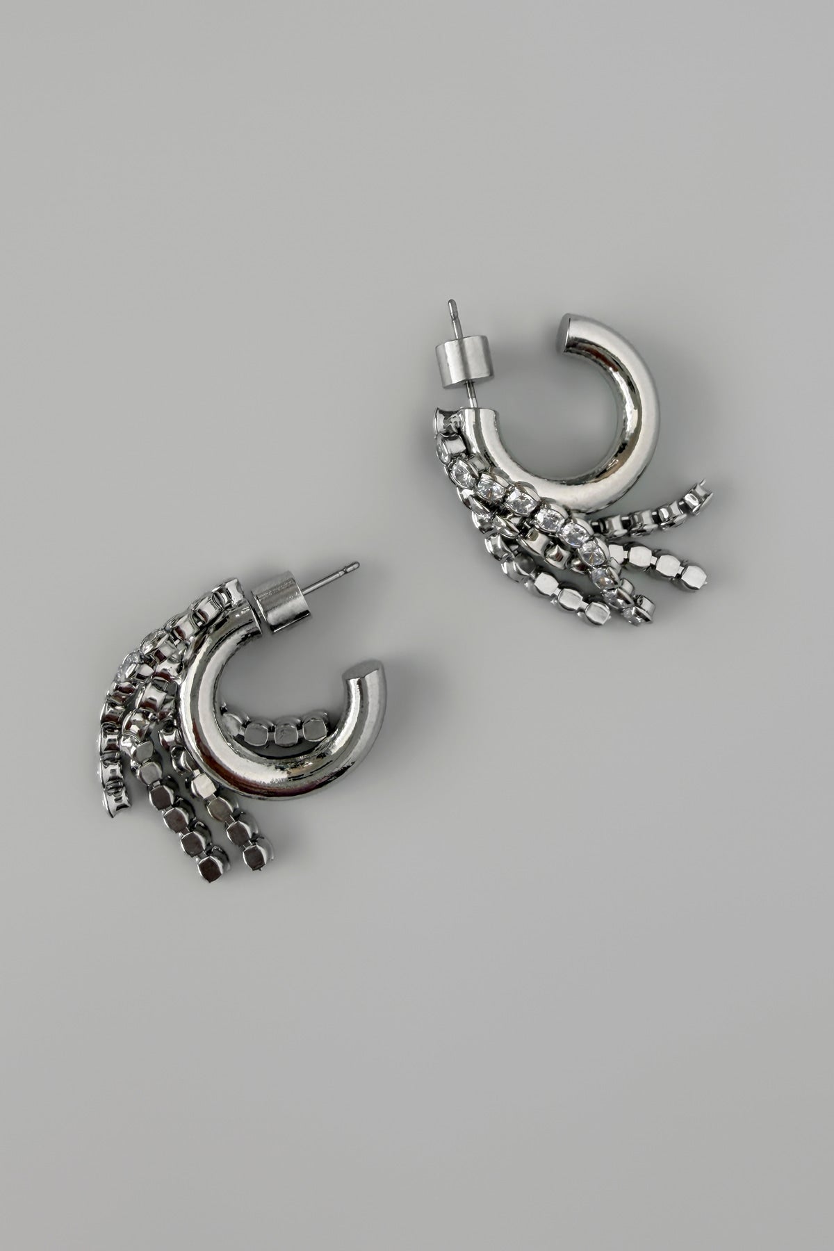 Lightline Tassel Hoop Earrings【MWER260607】