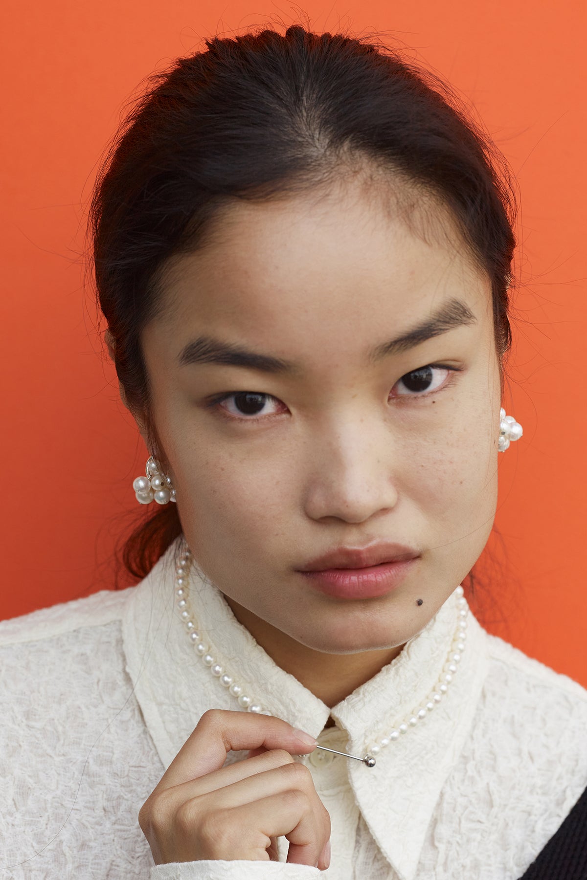 The Flower Pearl Earrings【MWER210205】