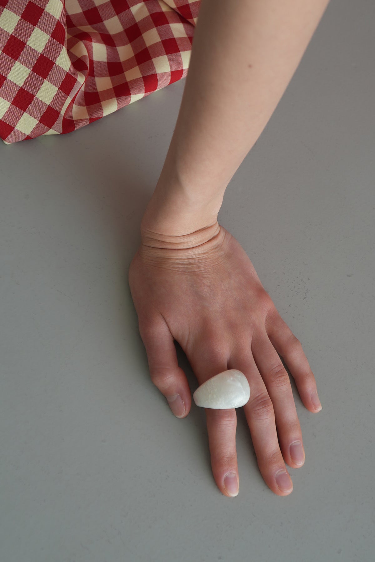 Milk Marble Dome Ring【MWRG260401】