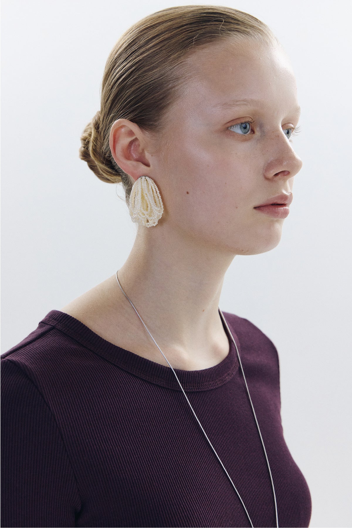 Seed Pearl Tassel Earrings【MWER260602】
