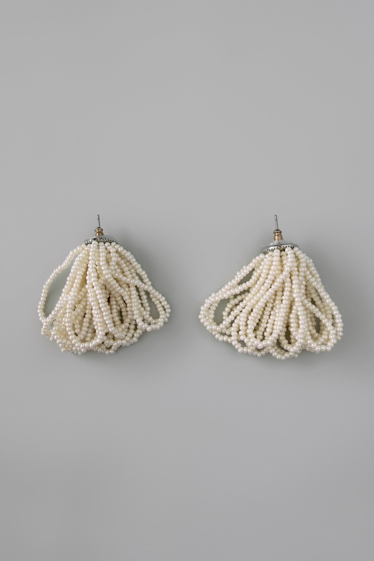 Seed Pearl Tassel Earrings【MWER260602】