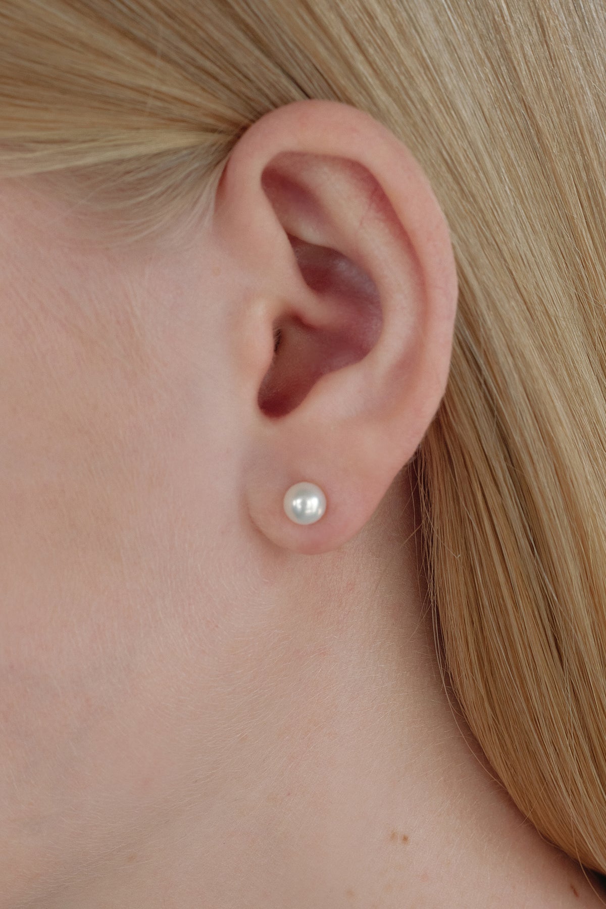 Everyday Pearl Earrings - 6mm【MWER250106】