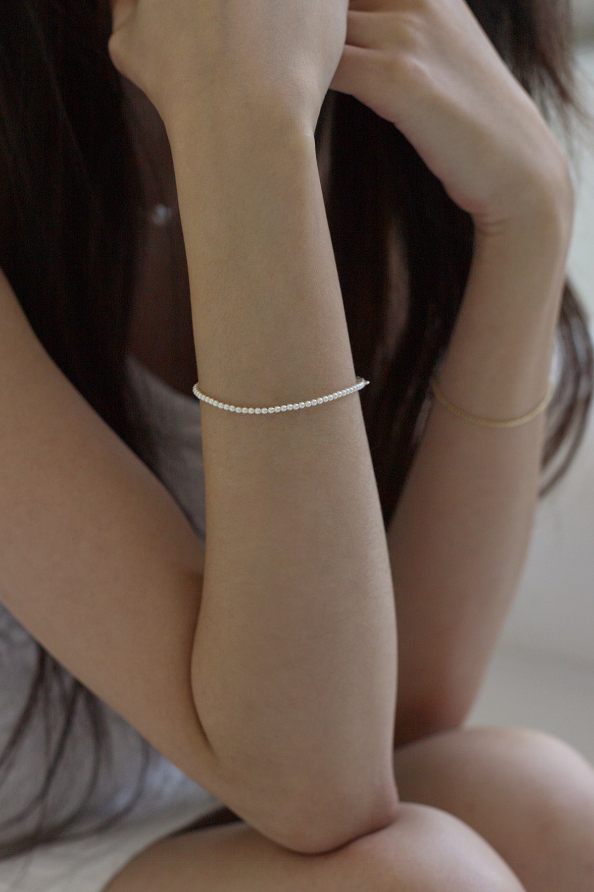 [MJxME] Everyday Pearl Bracelet - 2mm【MWBR250202】