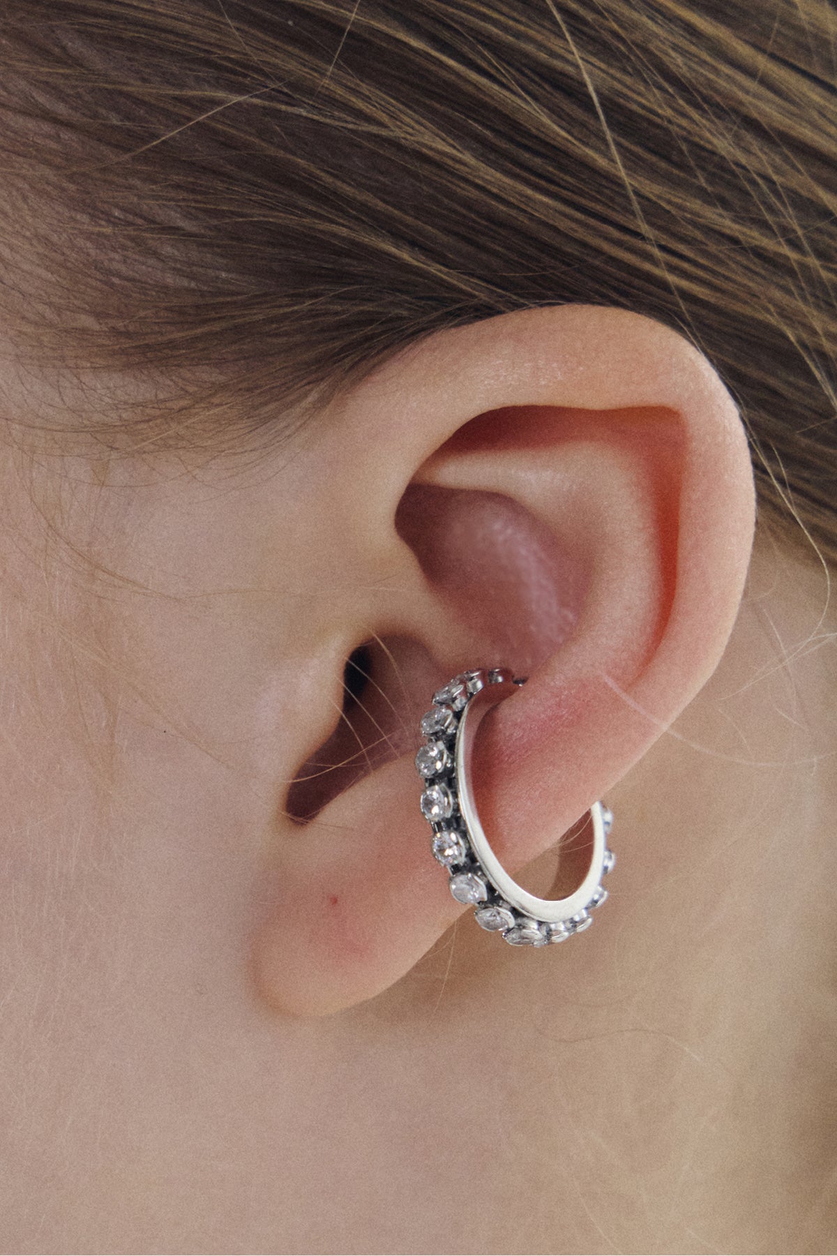 Crystal Band Ear Cuff【MWER260610】