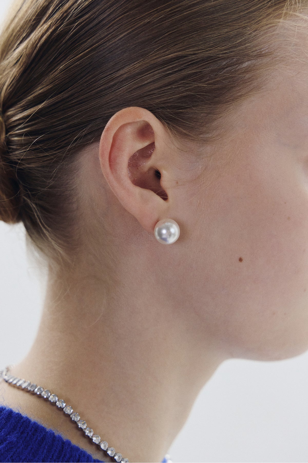 Pearl and Lightline Earrings【MWER260606】