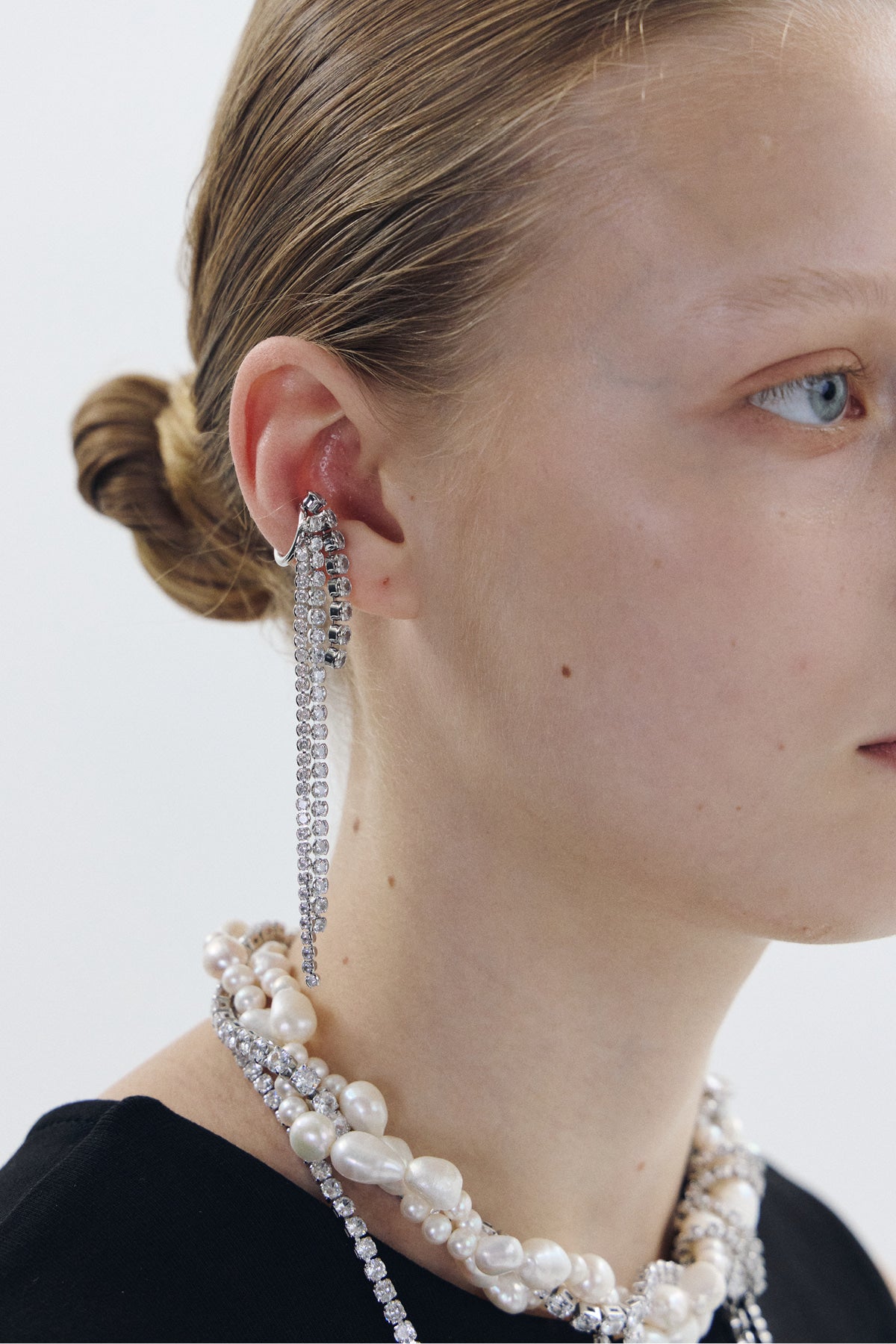 Crystal Tassel Ear Cuff【MWER260608】