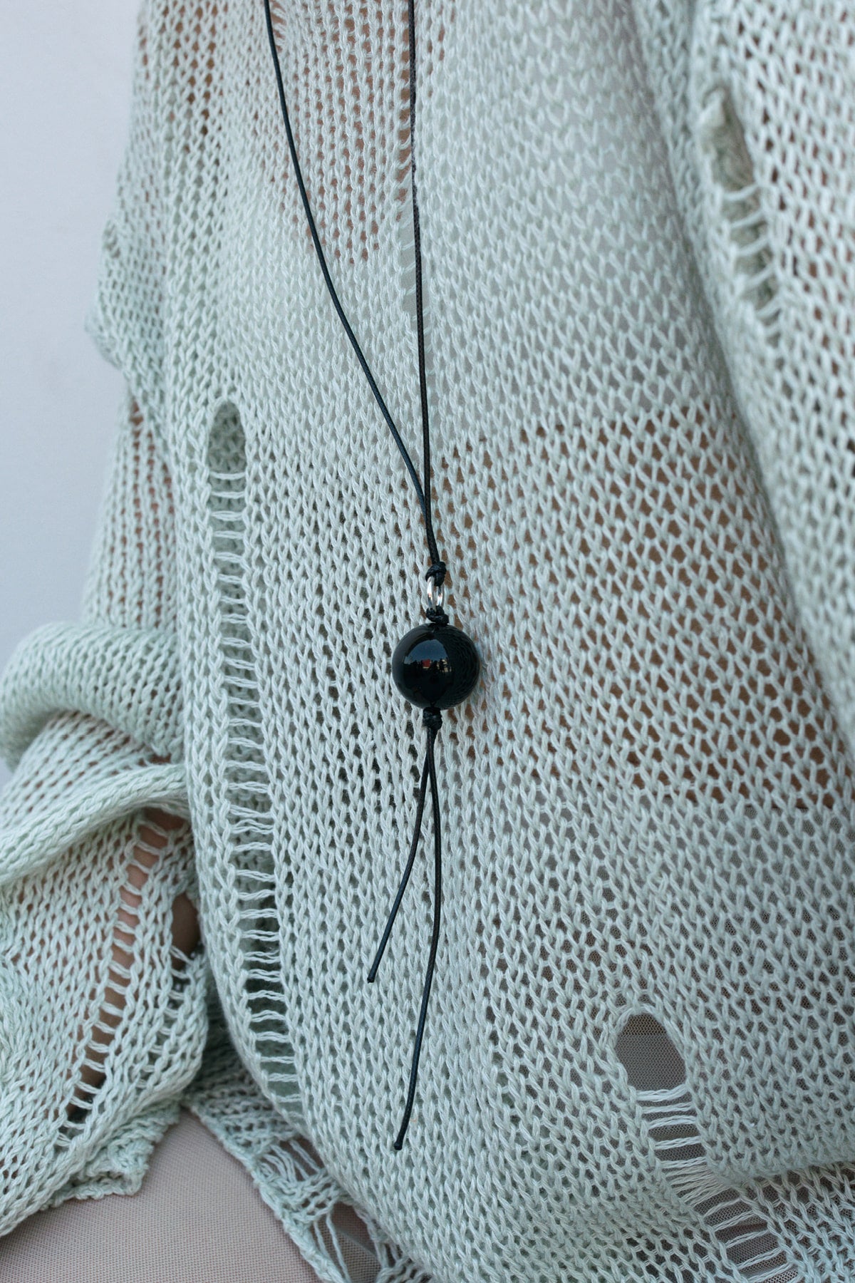 Mono Drop Lariat Necklace【MWNL250513】