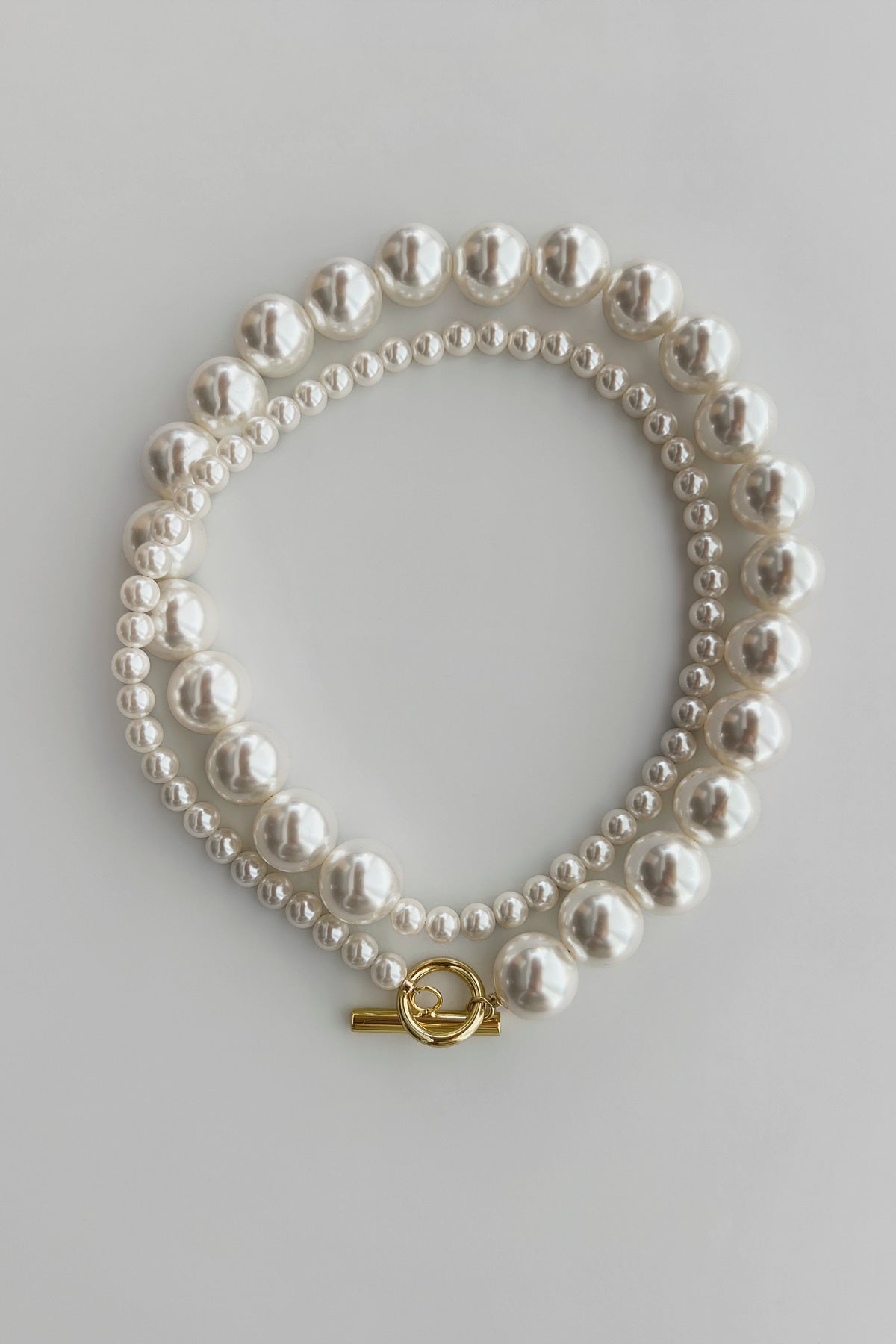 Big Pearl Two Way Necklace【MWNL260203】