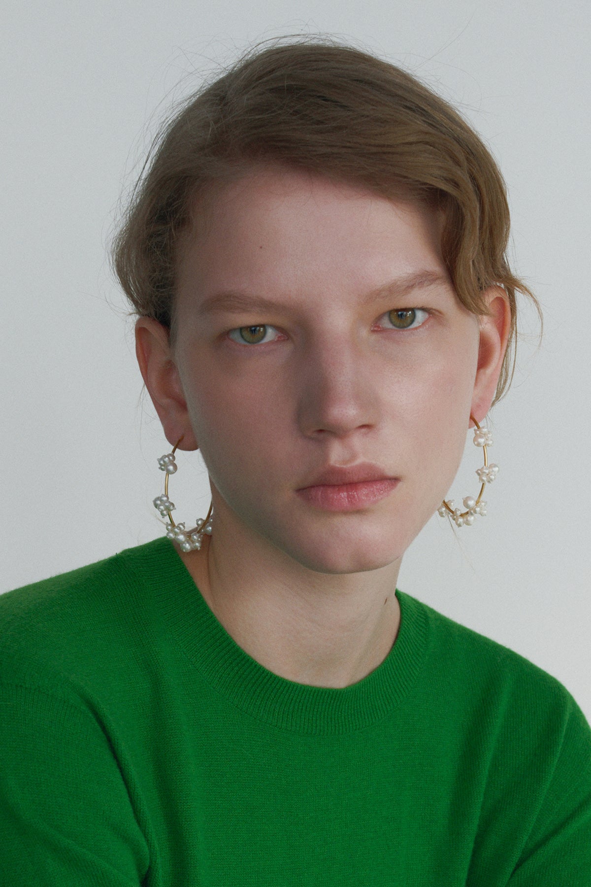 Blooming Bud Hoop Earrings【MWER260207】