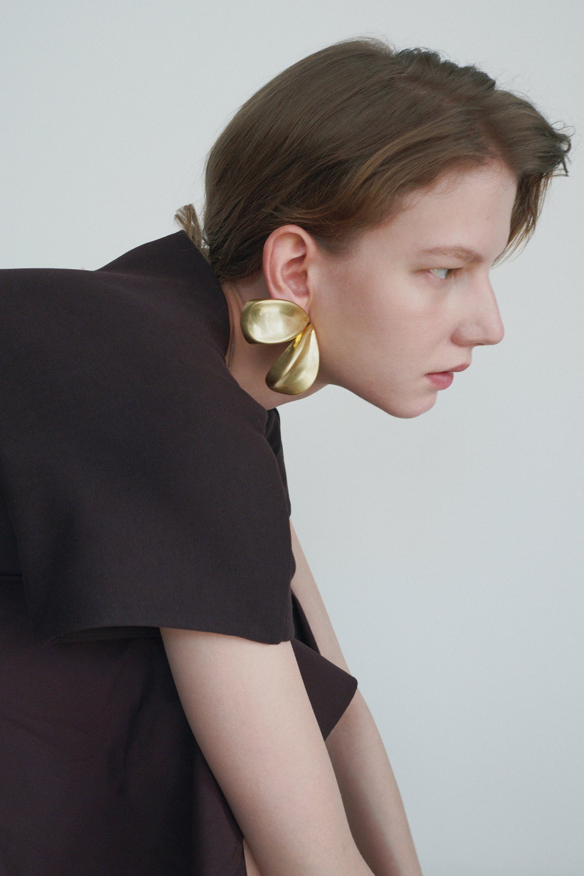 Golden Petal Single Earring【MWER260202】