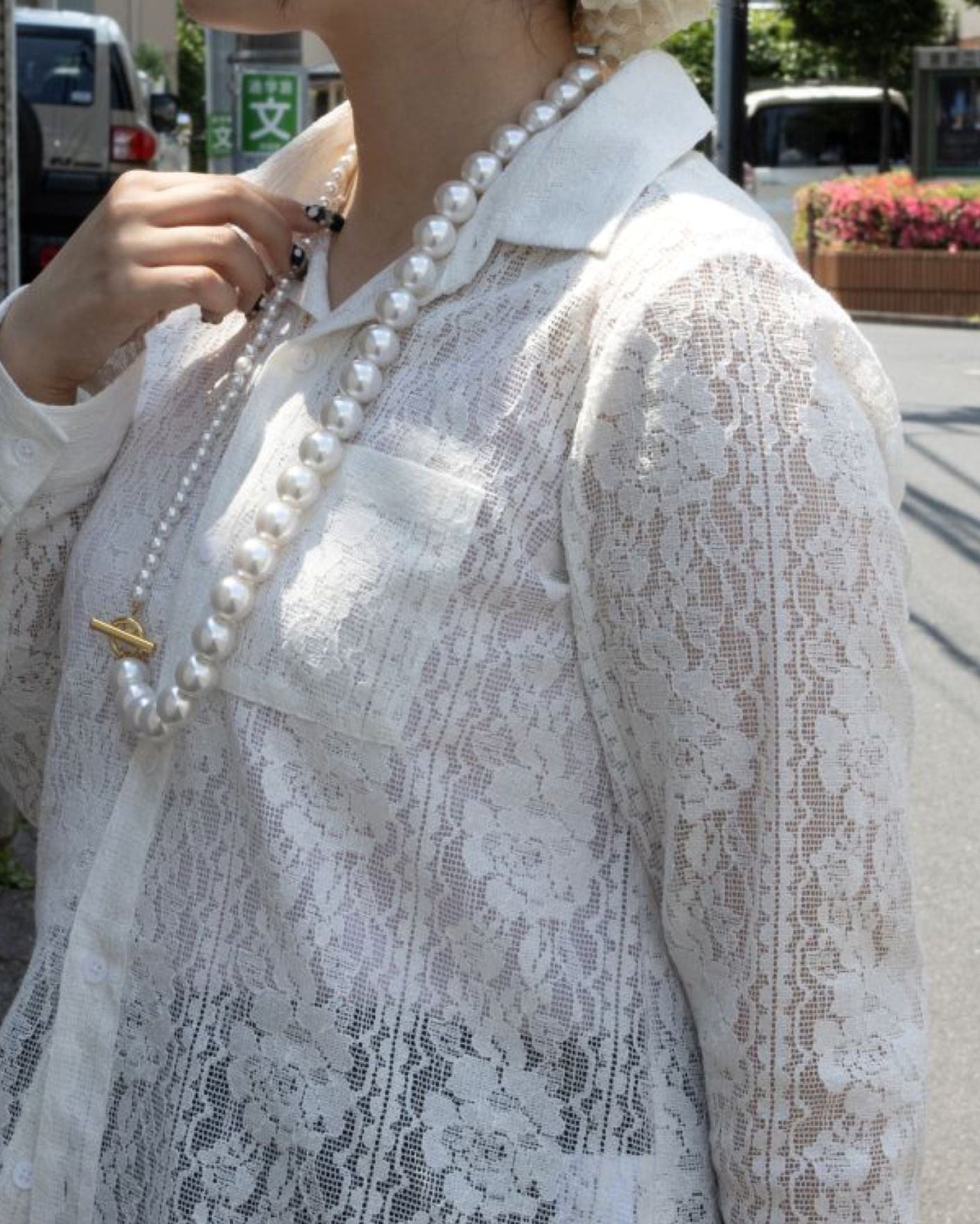 Big Pearl Two Way Necklace【MWNL260203】