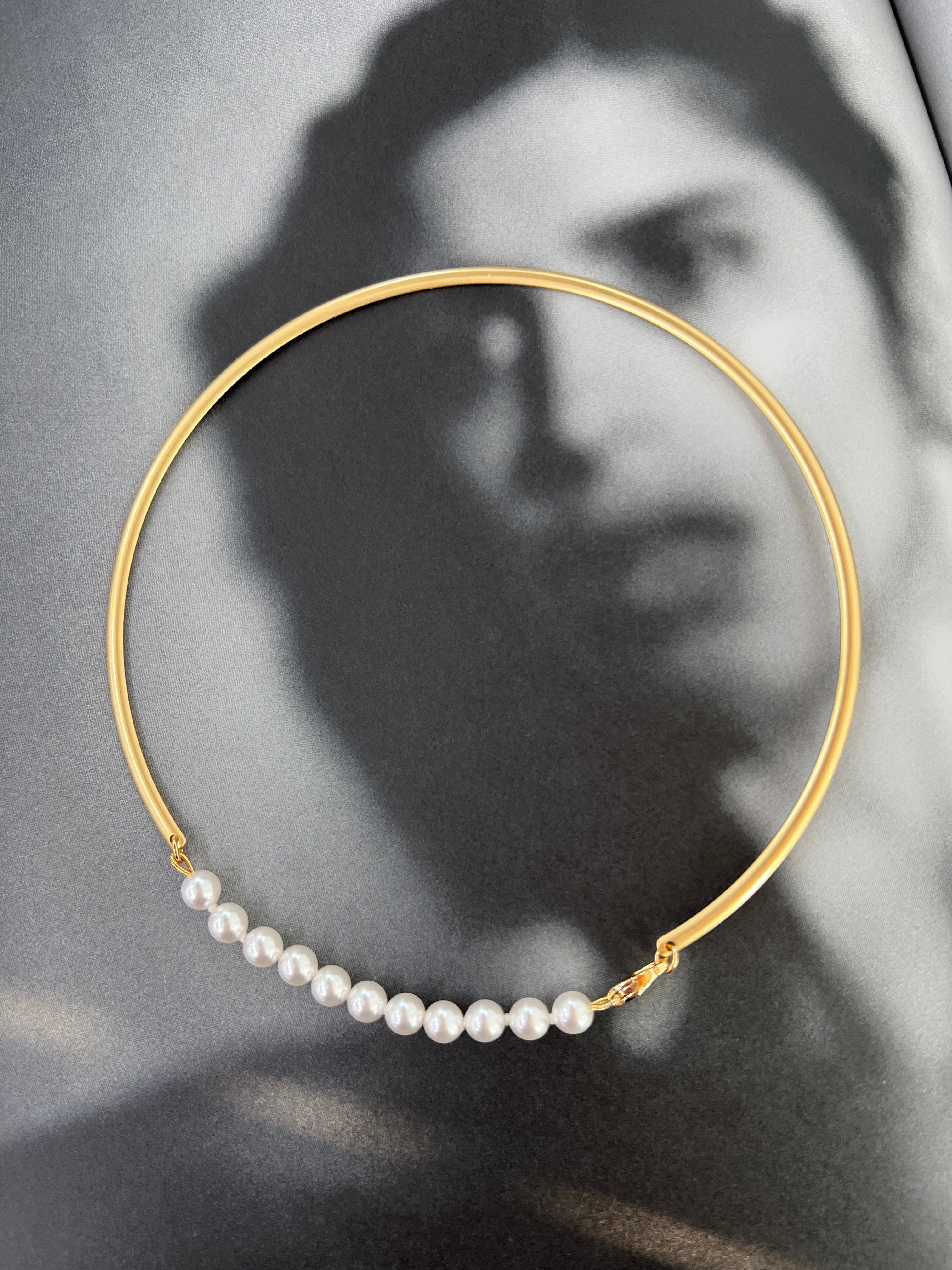 Japan exclusive Pearl Wire Necklace【MWNL251101】