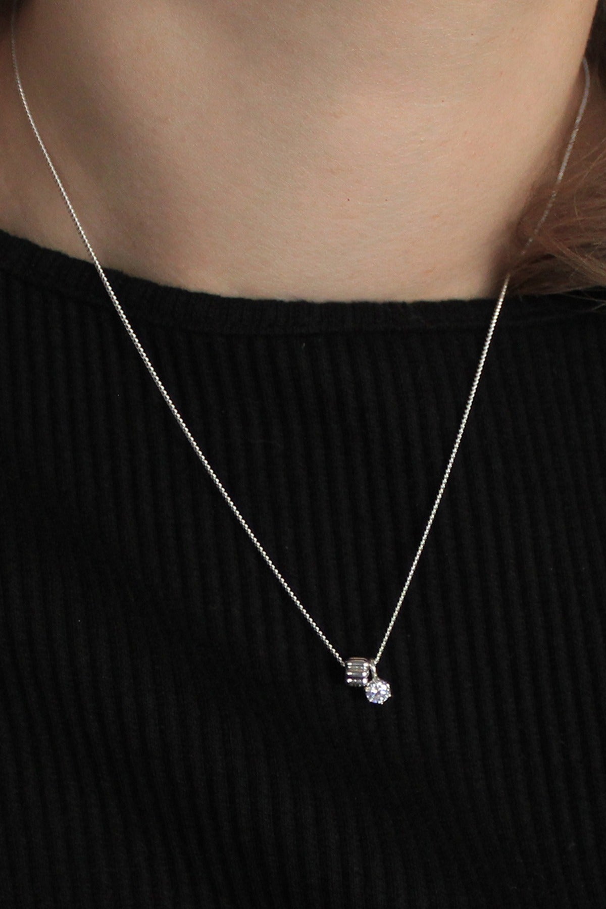 Canelé Clair Necklace (Silver)【MWNL251002】