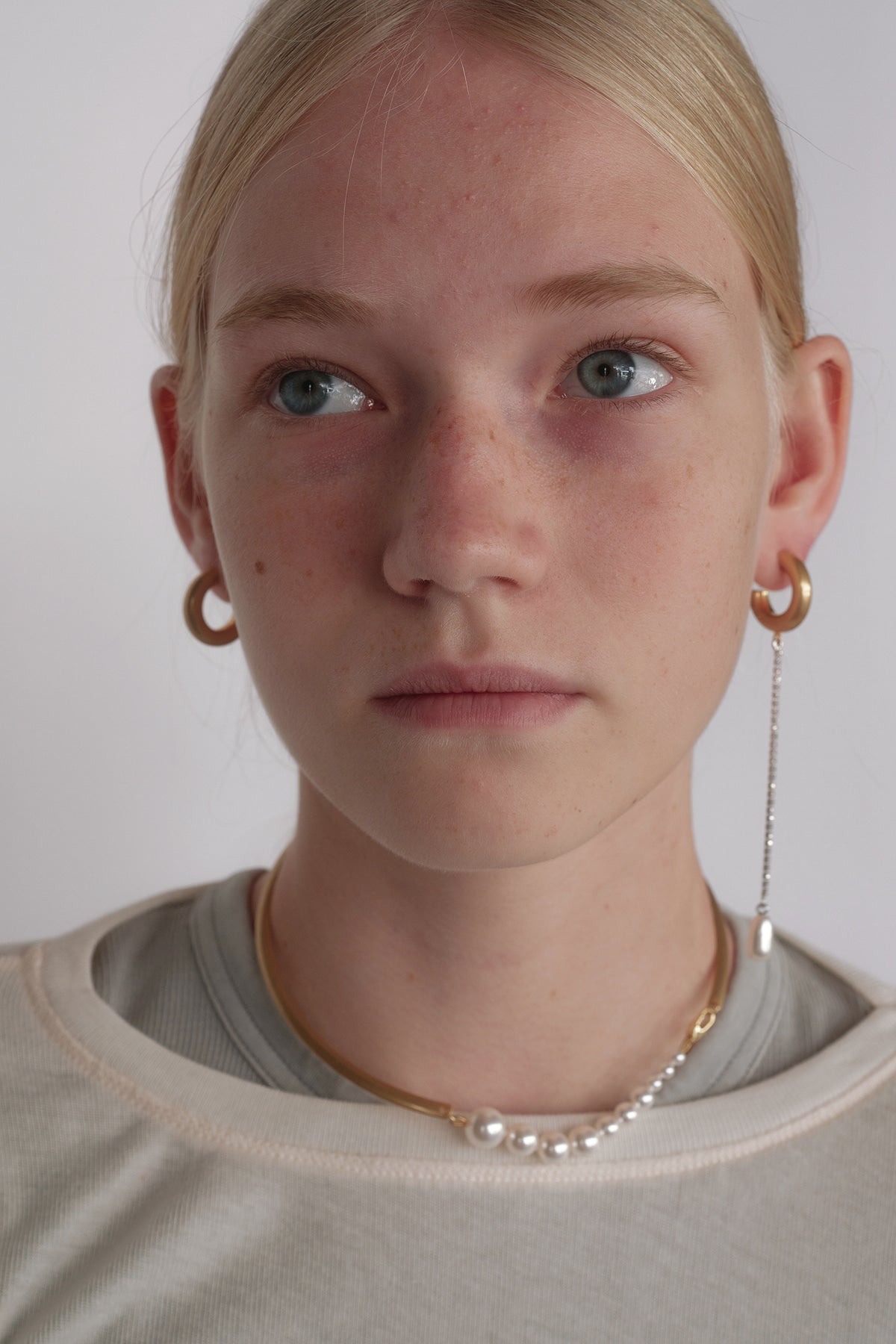 Spiny Pearl Wire Choker【MWNL240603】