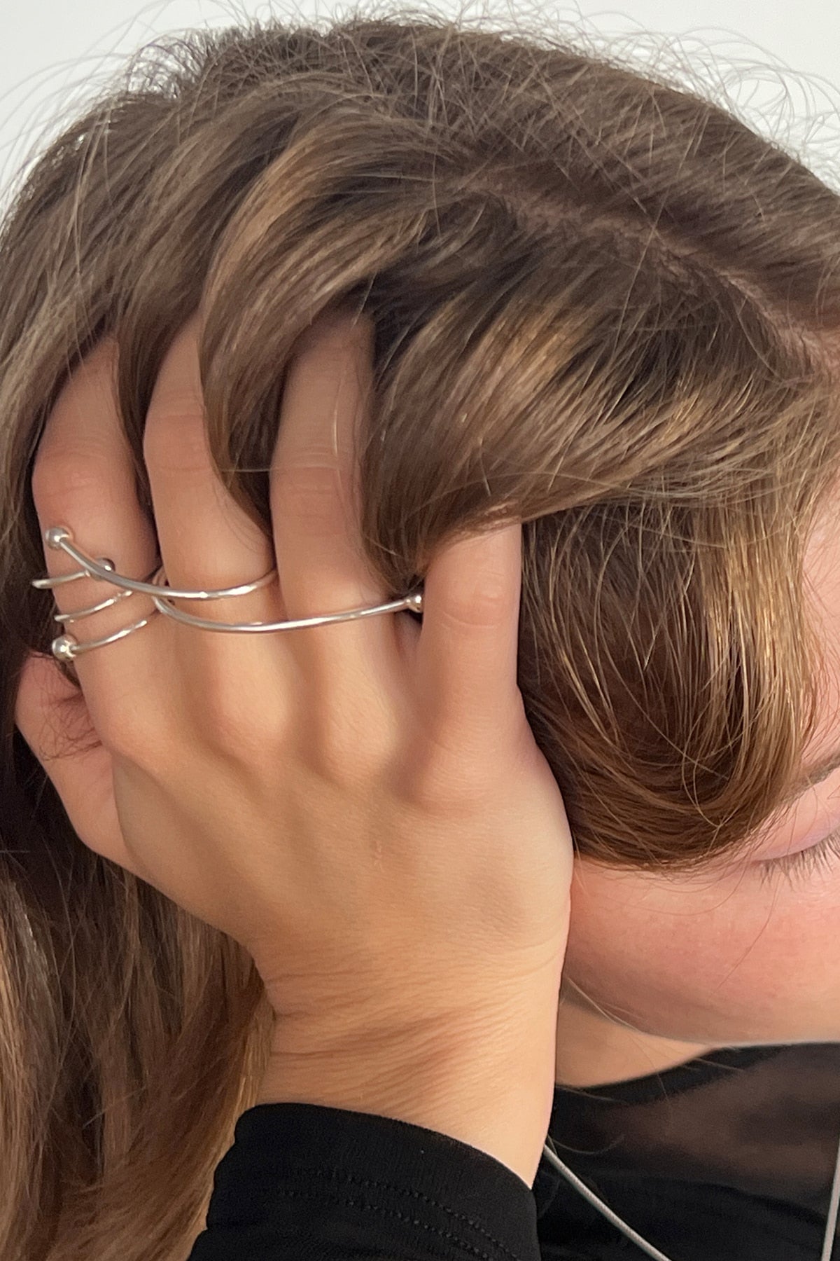 ME x Qri Silver Ring 4　【MWRG250904】