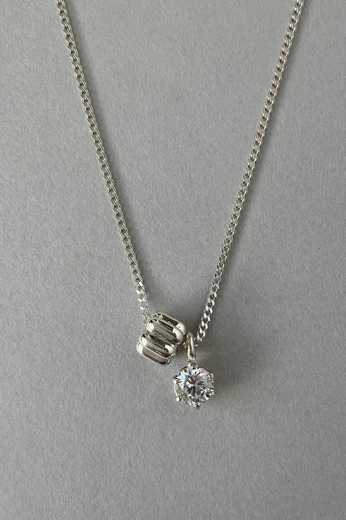 Canelé Clair Necklace (Silver)【MWNL251002】