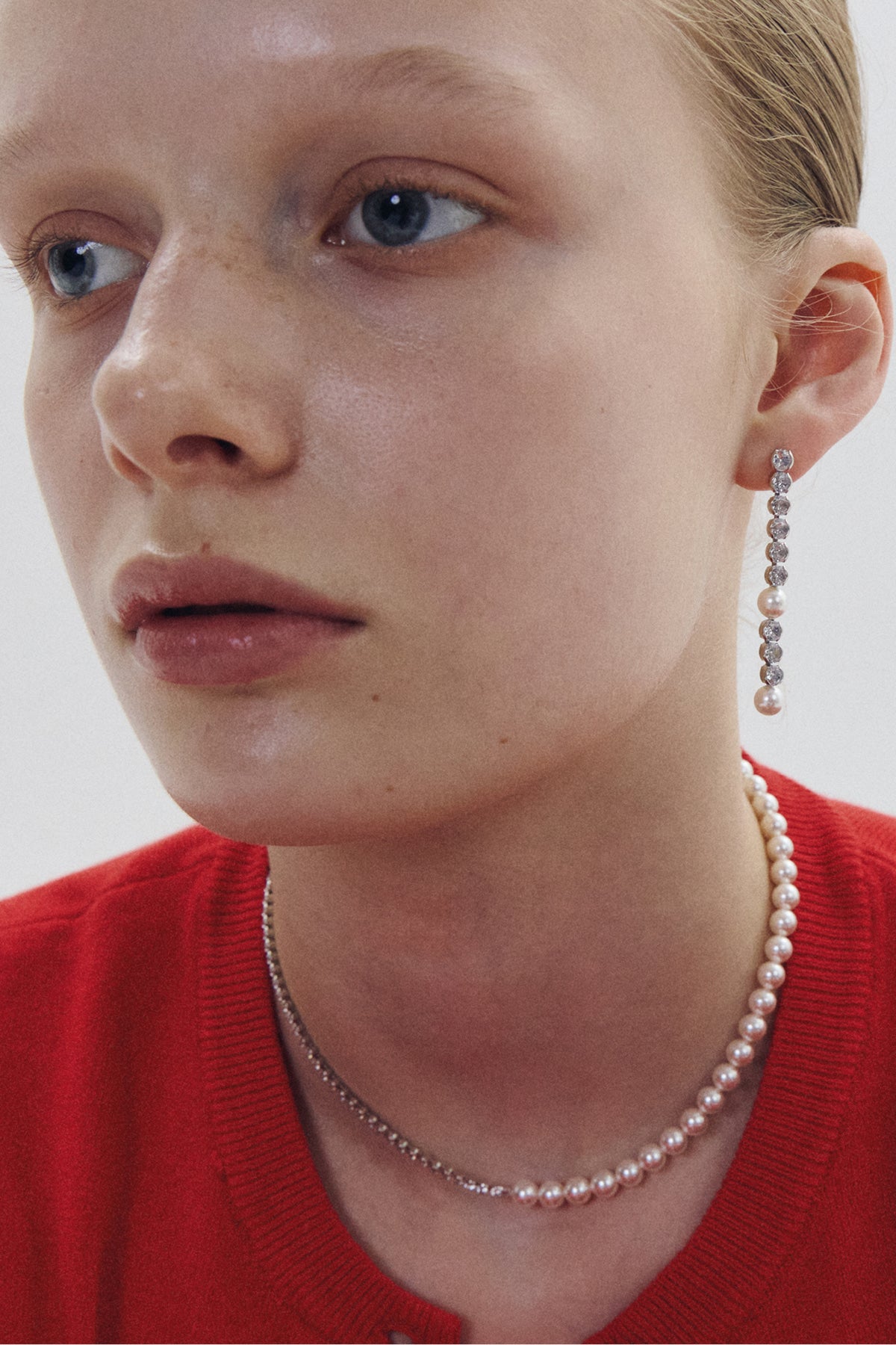 Lightline Pearl Earrings【MWER260605】