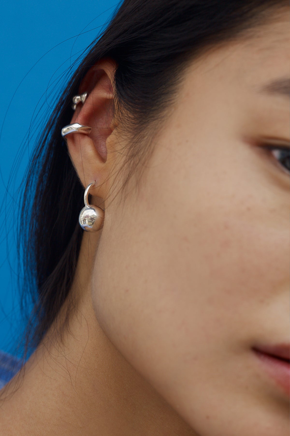 Silver 925 Simple Ear Cuff【MWER210203】